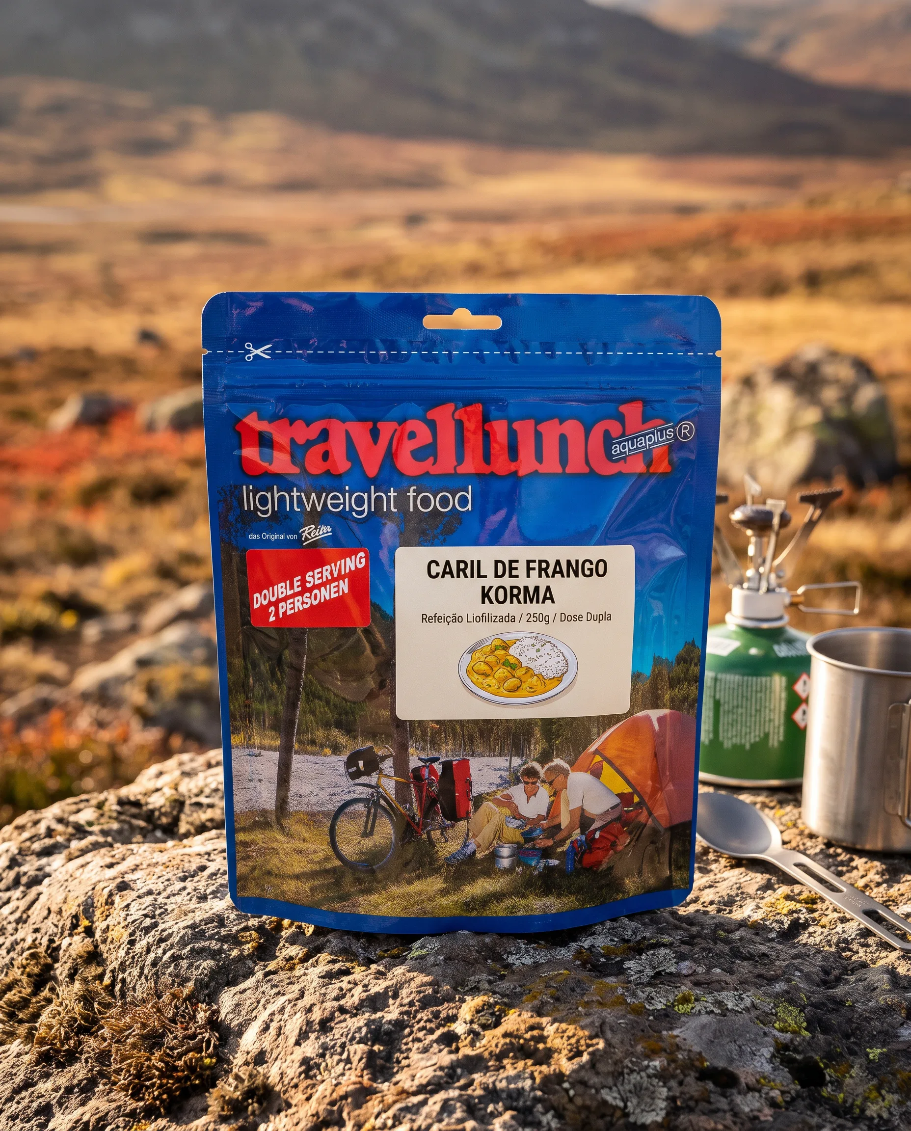 Refeição Travellunch 250g – Caril de Frango Korma