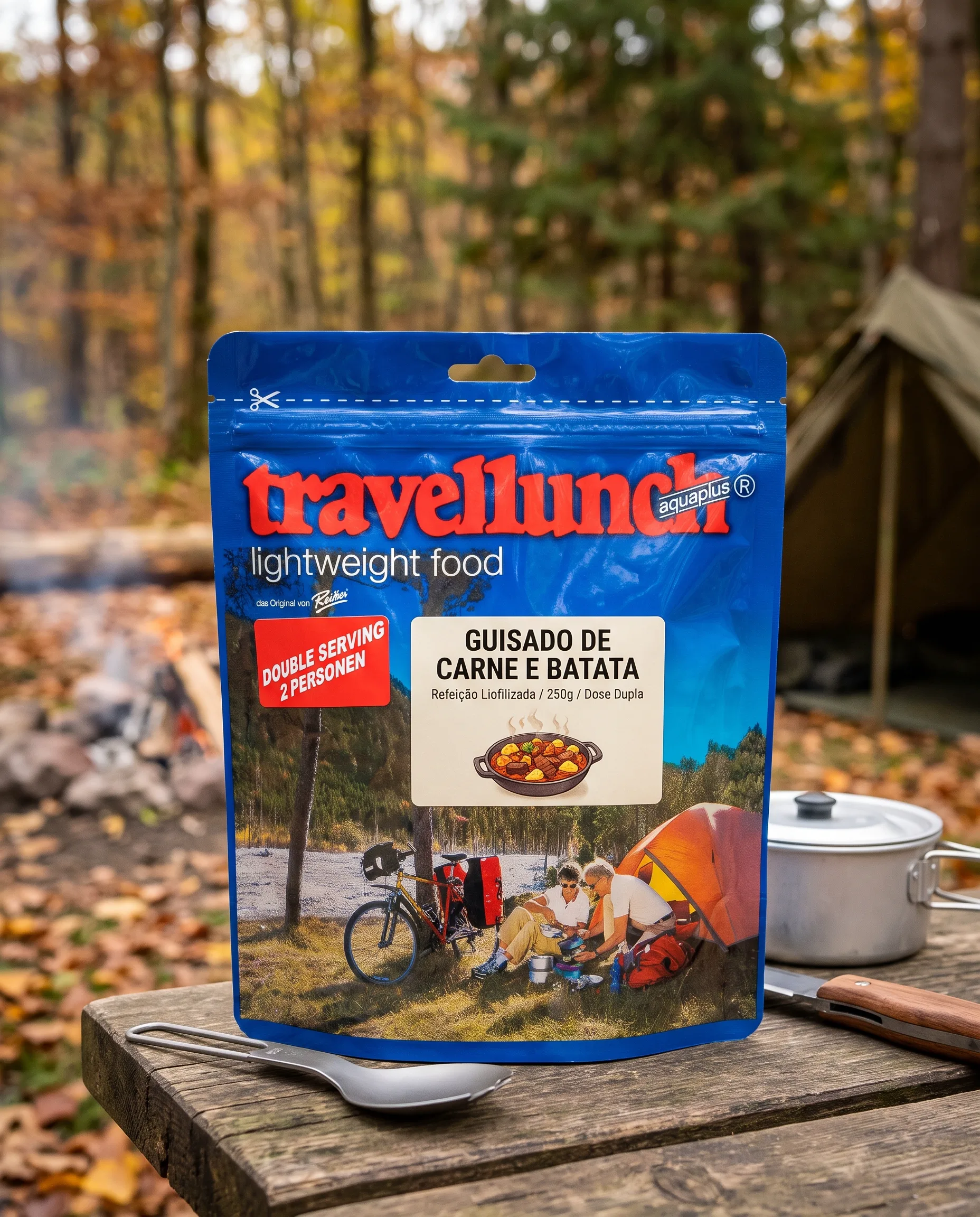 Refeição Travellunch 250g – Guisado de Carne e Batata