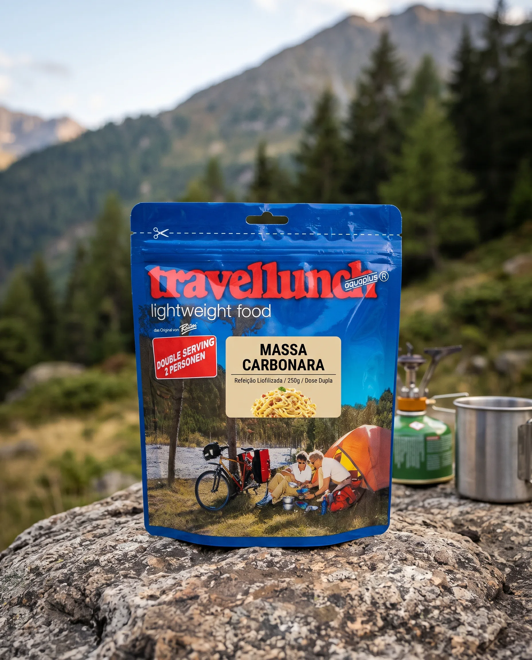 Refeição Travellunch 250g – Massa Carbonara