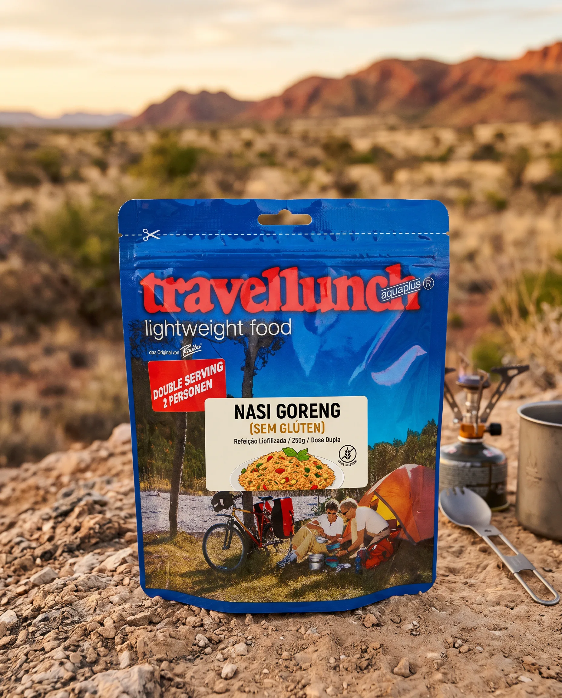 Refeição Travellunch 250g – Nasi Goreng (Sem Glúten)