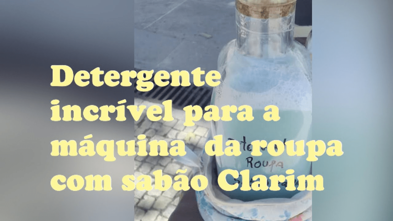 Detergente líquido para roupa (DIY)